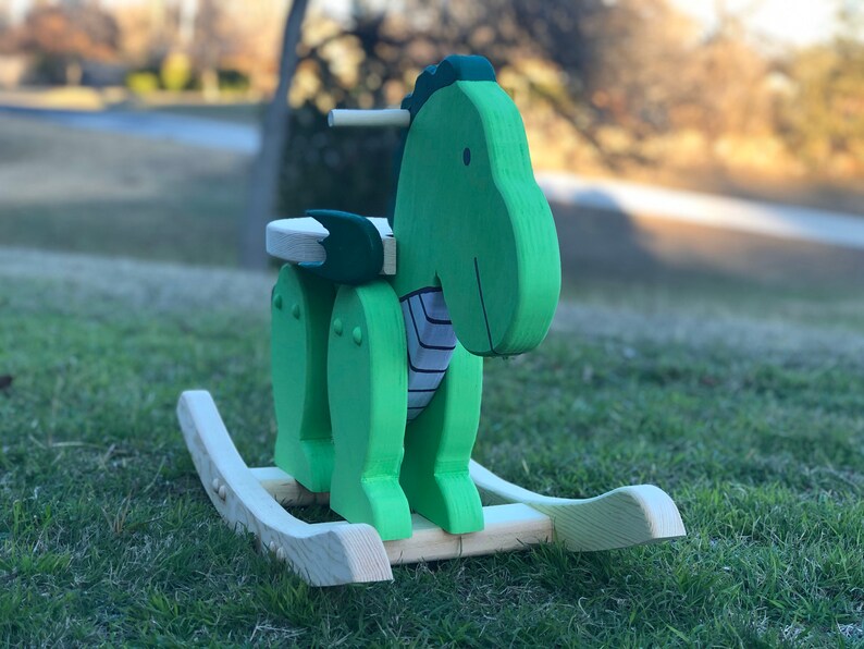Dragon Childrens Rocker Handmade Wood Rocker Baby Shower - Etsy