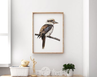 Kookaburra Print A2 - Australian Bird Print