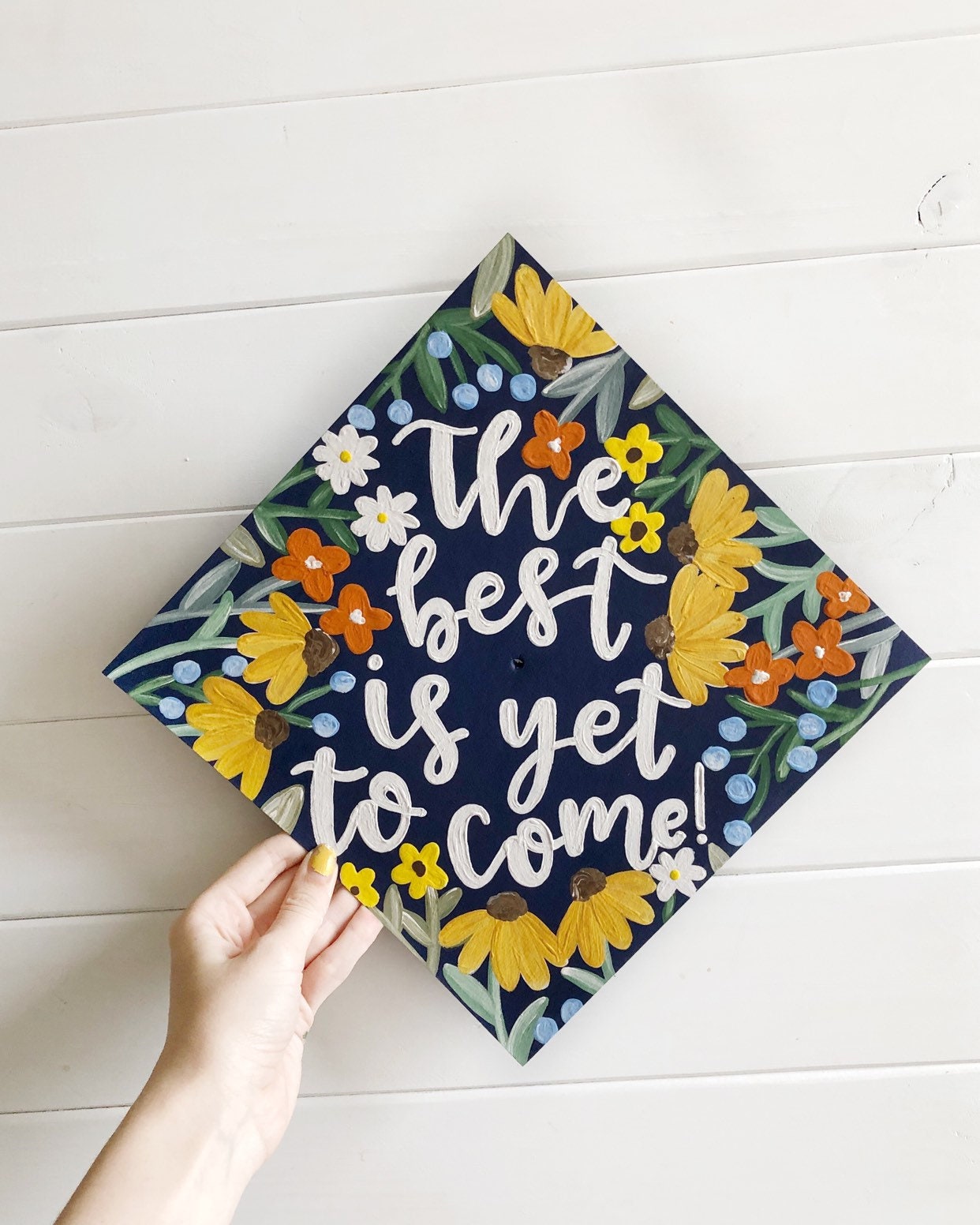 Custom Graduation Cap Painted 