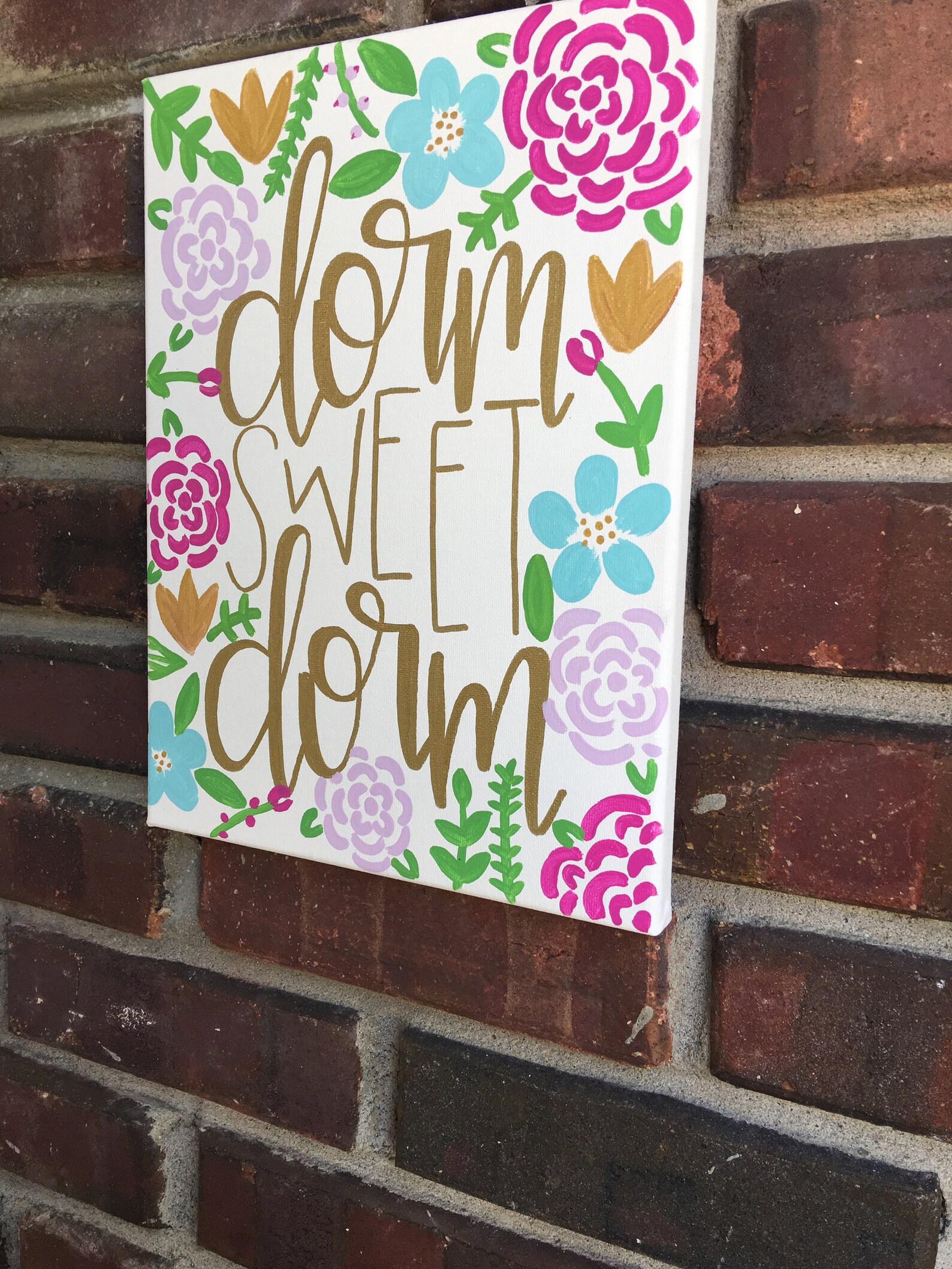 Dorm Sweet Dorm Dorm Decor Dorm Canvas Dorn Sweet Dorm | Etsy