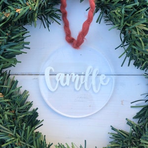 Christmas stocking tag- stocking tags for Christmas stocking- acrylic stocking tag- stocking tag- personalized stocking tag- Christmas tag