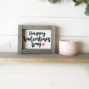 Happy Valentine’s Day- Valentine’s Day signs- mini valentines day sign- valentine tiered tray sign- be mine sign- happy valentines day-