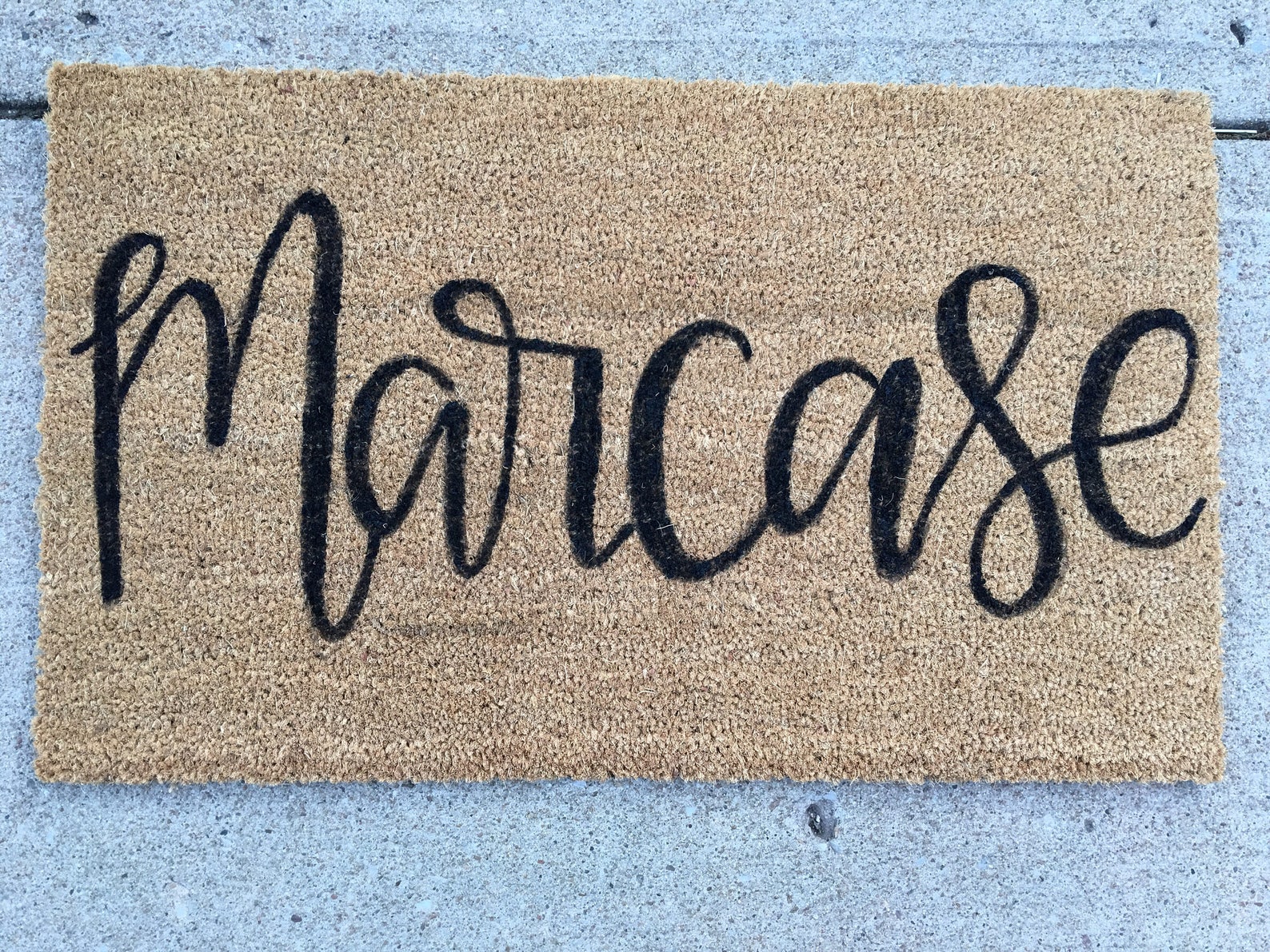 Personalized Doormat Last Name Doormat Wedding Shower Gift Coir Doormat