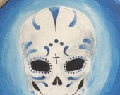 Blue Sugar Skull