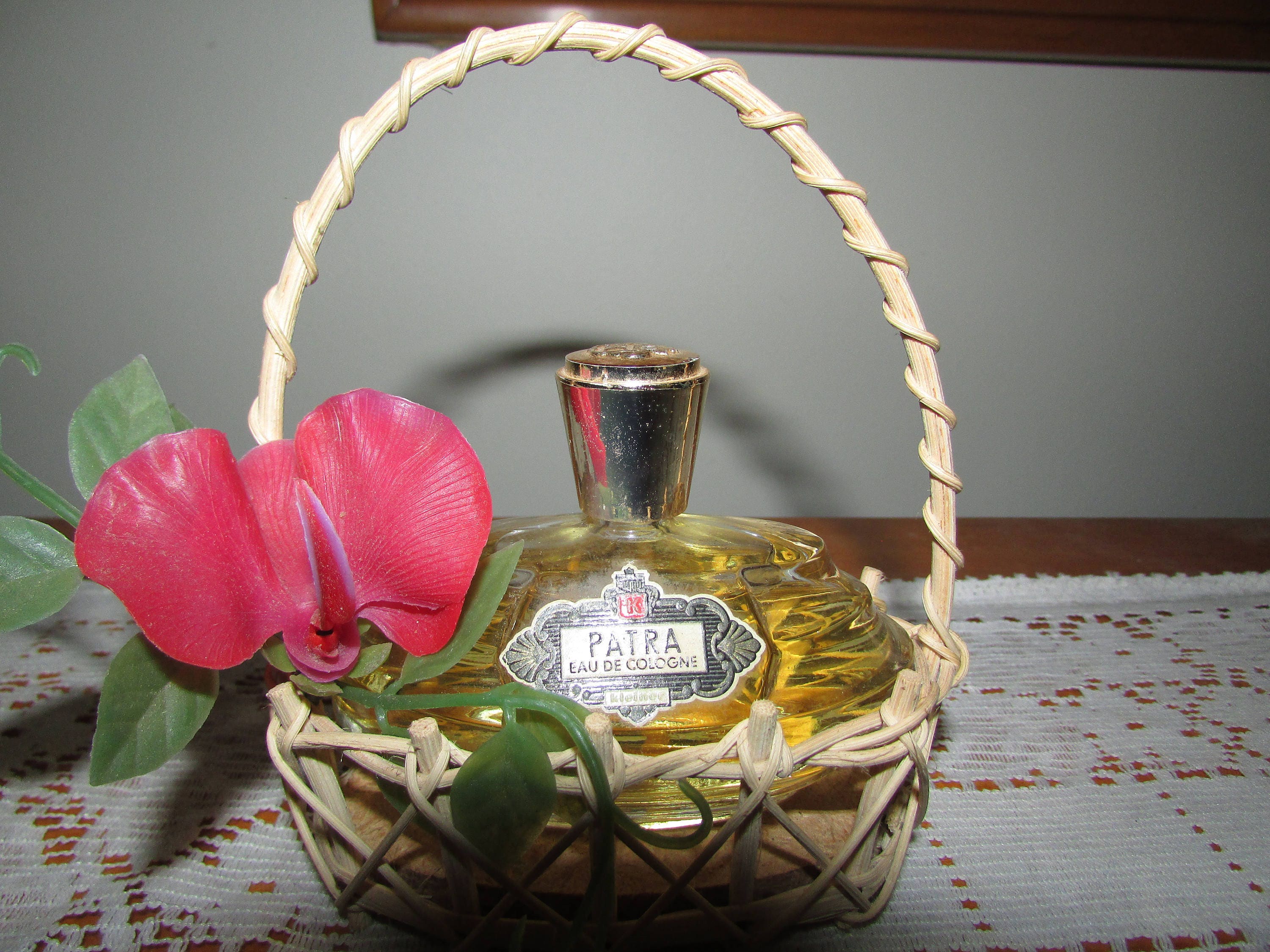 Vintage Patra Eau De Cologne 57 CCM Unopened in A Floral