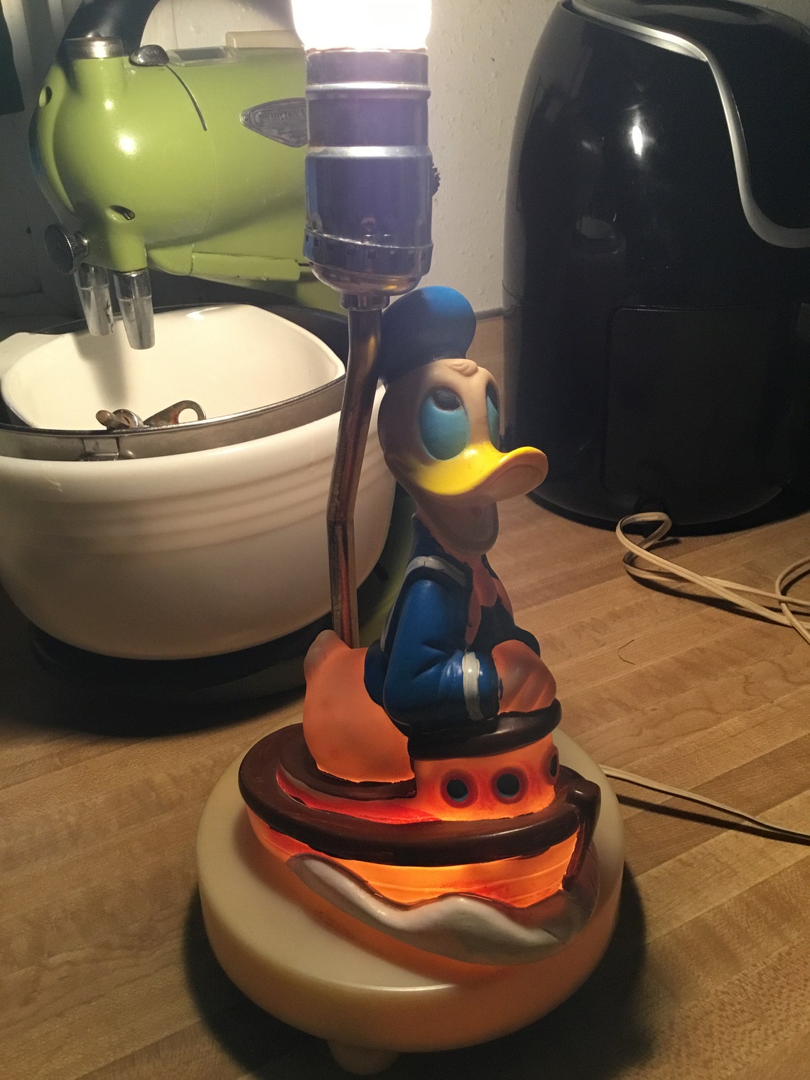 Vintage Donald Duck Lamp Etsy