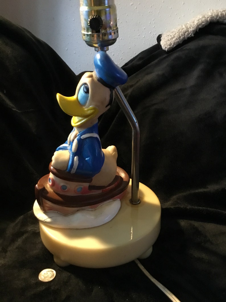Vintage Donald Duck Lamp Etsy