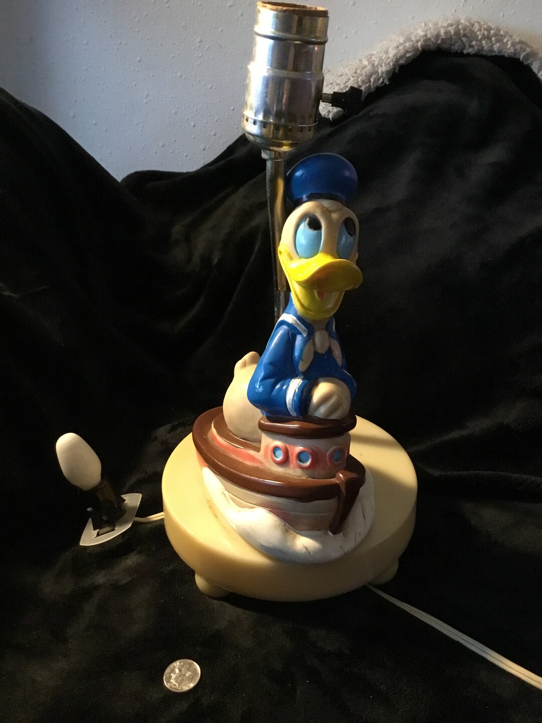 Vintage Donald Duck Lamp Etsy