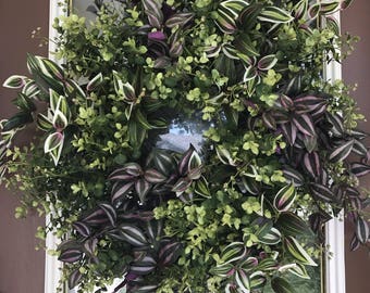 Summer Wreath, Eucalyptus Wreath, Front Door Wreath, Spring Wreath, Summer Wreath