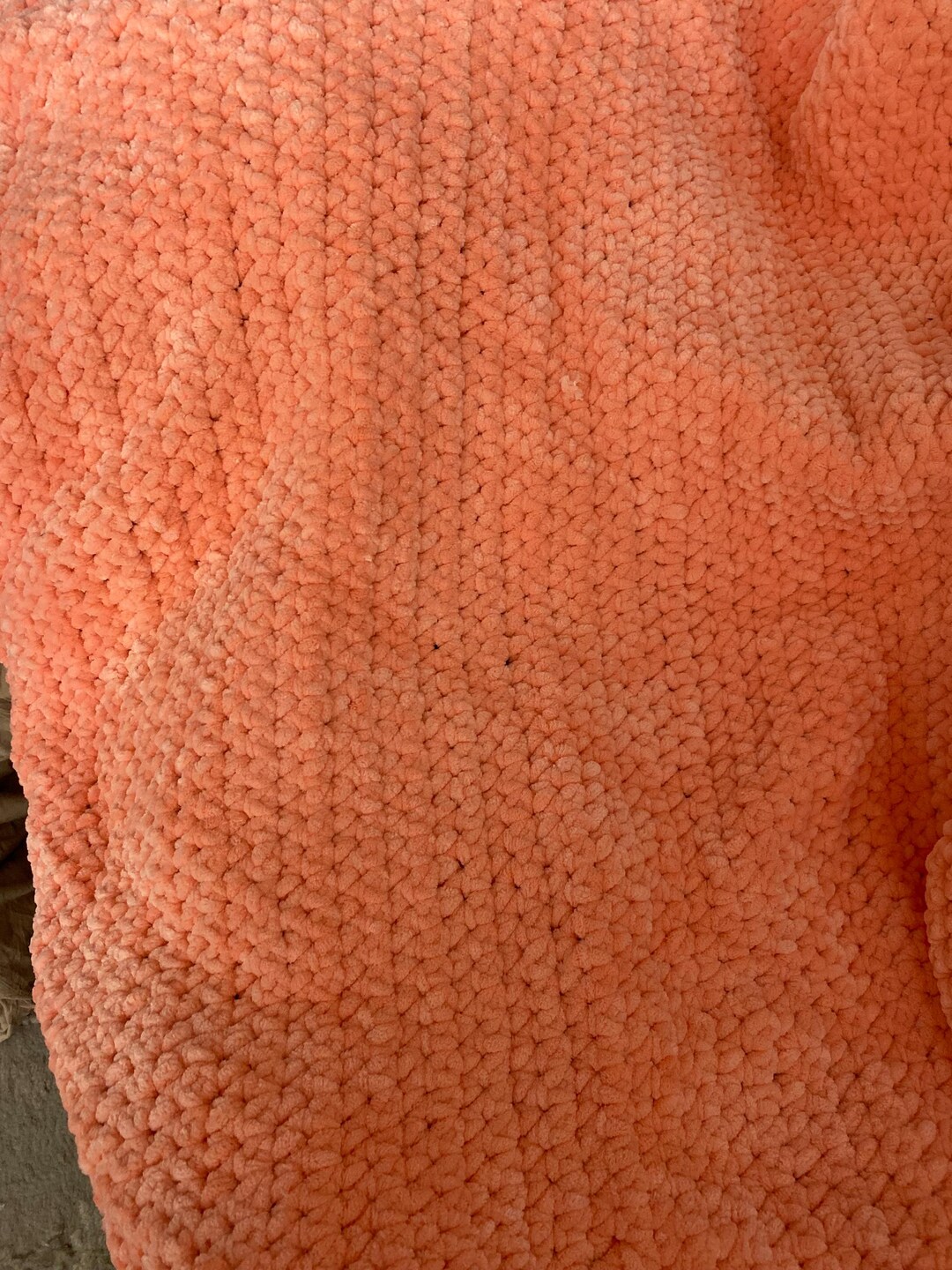 Pink Peach Pattern Print Hooded Blanket main image 0