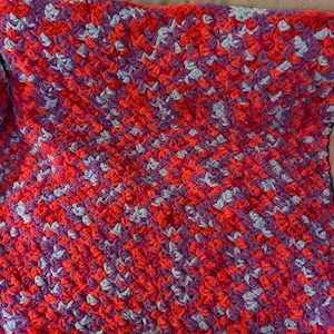 Crocheted Blanket Chenille