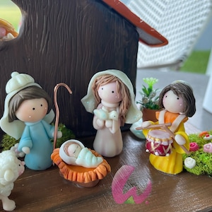 Pesebre en Porcelana Fria