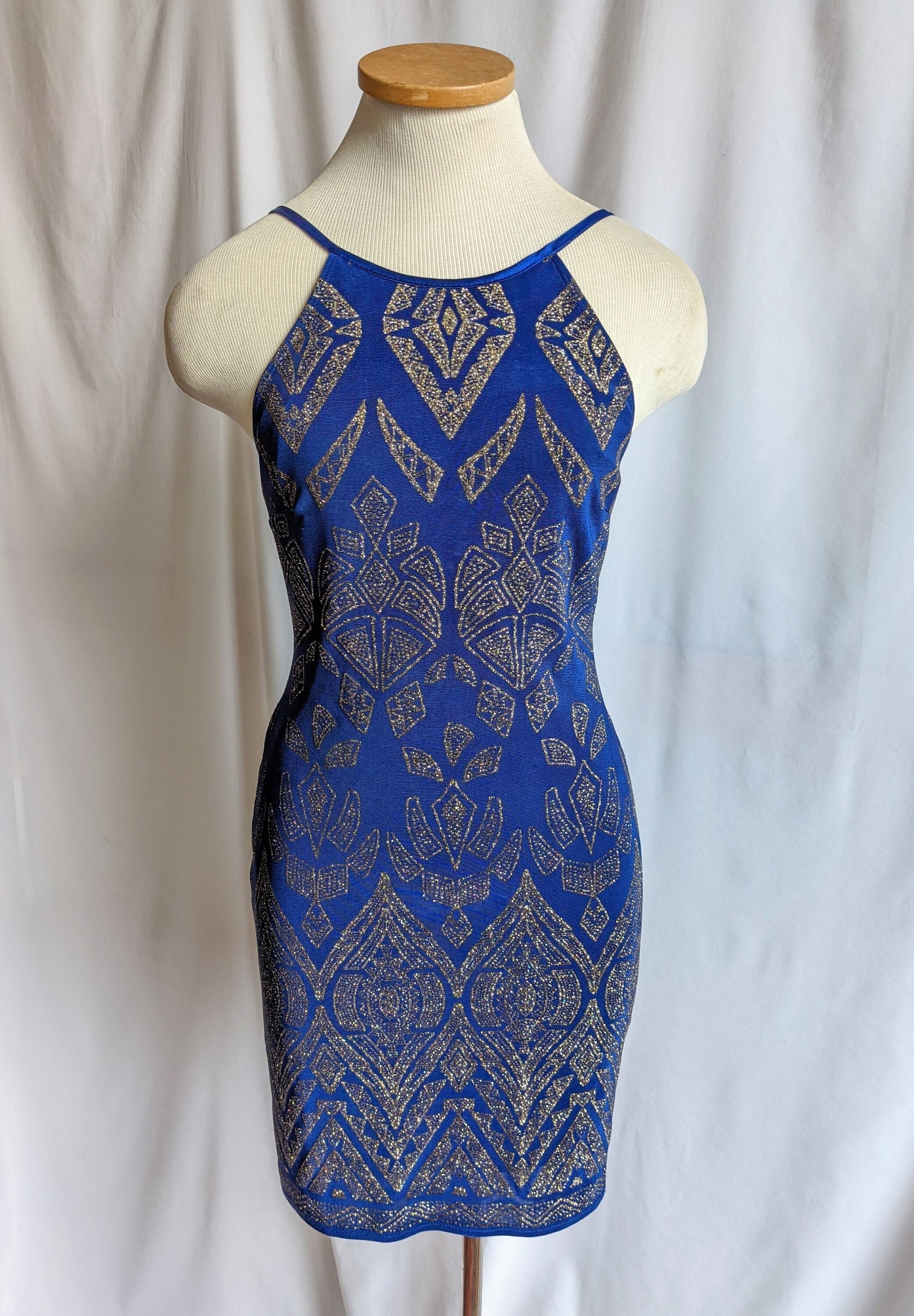 jump apparel black and gold dress Chandalier 70033 Short Homecoming Dress Black/Gold / 2 main image 1