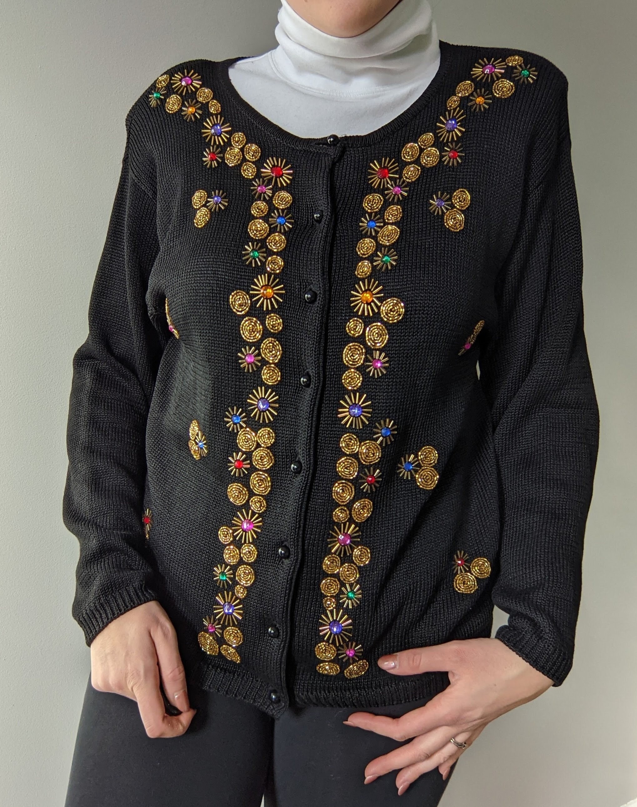 Sparkly Cardigan - Etsy