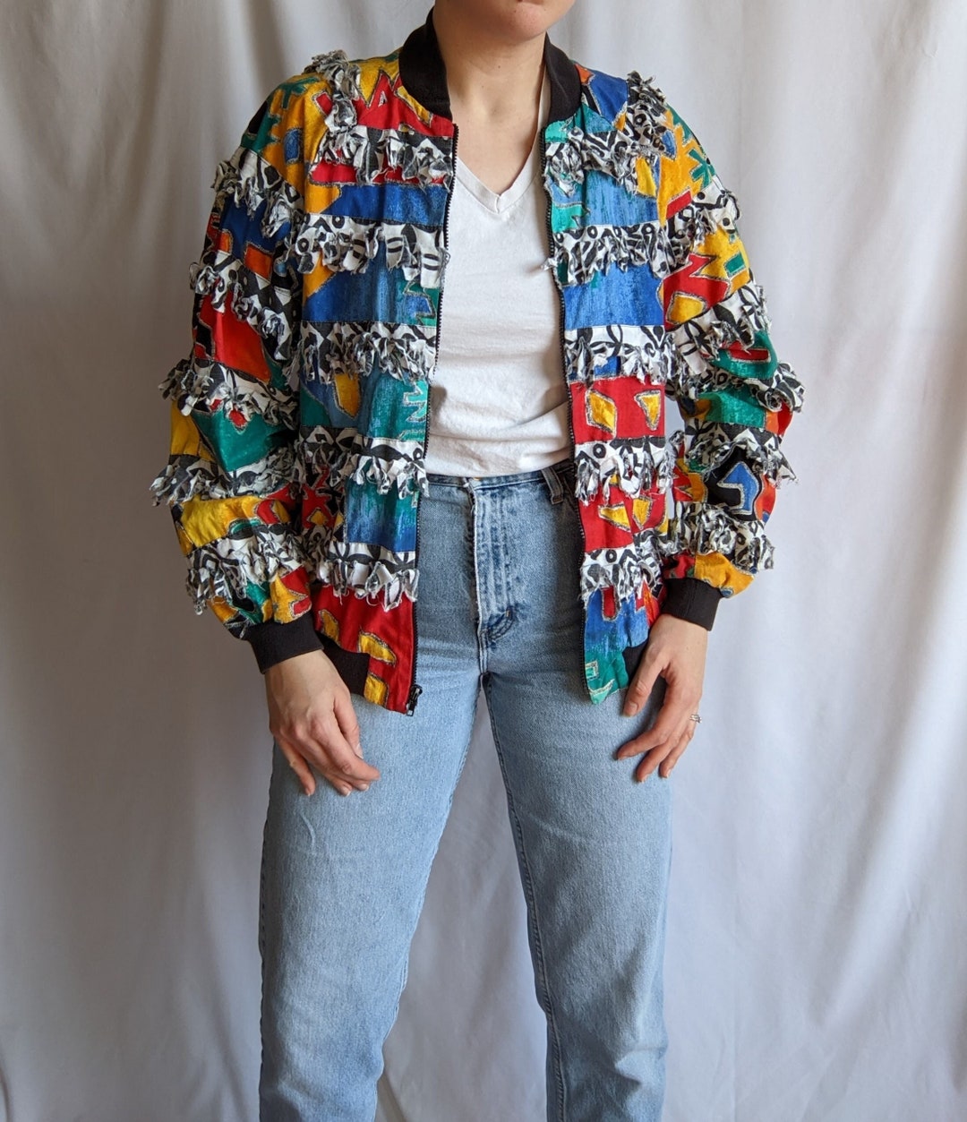 vintage デザインデニムコートPaula Sweet 風