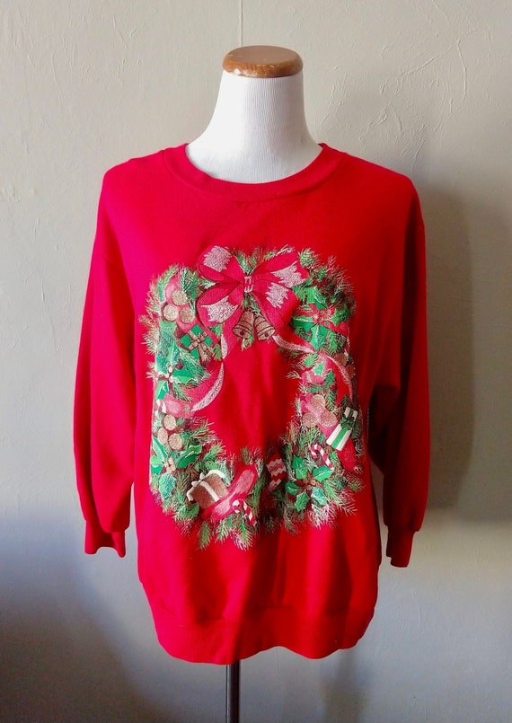 Vintage 1980s Christmas Sweatshirt