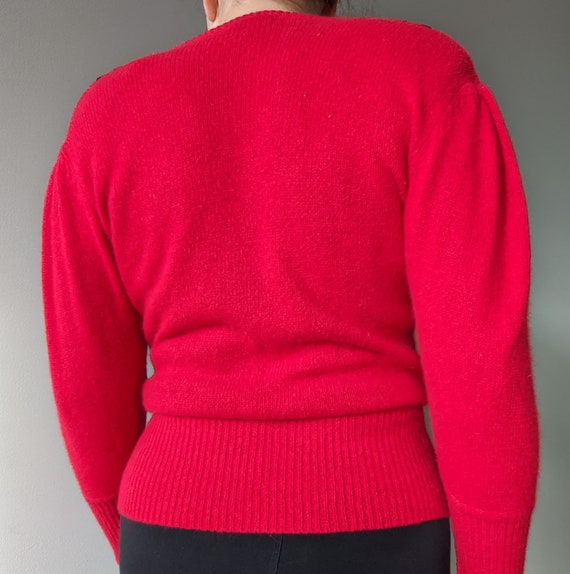 Vintage 1980s Susann D Beaded Sweater - image 6
