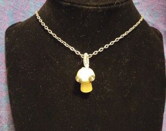 Calcite Mushroom Pendant