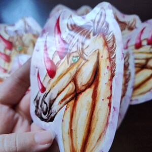 Bay Unicorn Art Stickers - Glossy and Holographic Vinyl