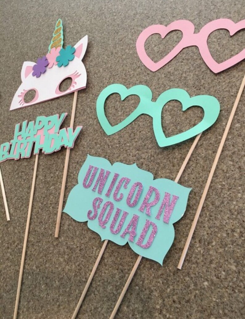 photo props gold unicorn Unicorn Photo props unicorn centerpiece photo booth props unicorn props unicorn party decor