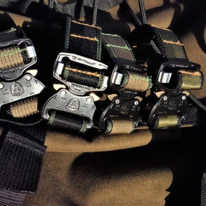 Pilecki Goods Badger Band - Watch Band and Equipment Mount - Cobra Buckles - Kevlar Thread - Milspec Webbing