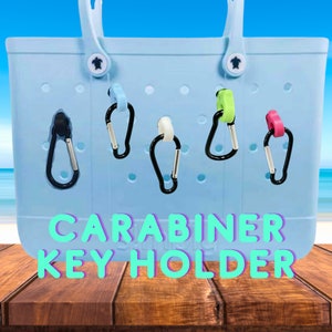 Bogg Bag Hook Charms, Key Holder for Simply Bag, Rubber Beach Tote, Hole for hanging tassel, sunglasses