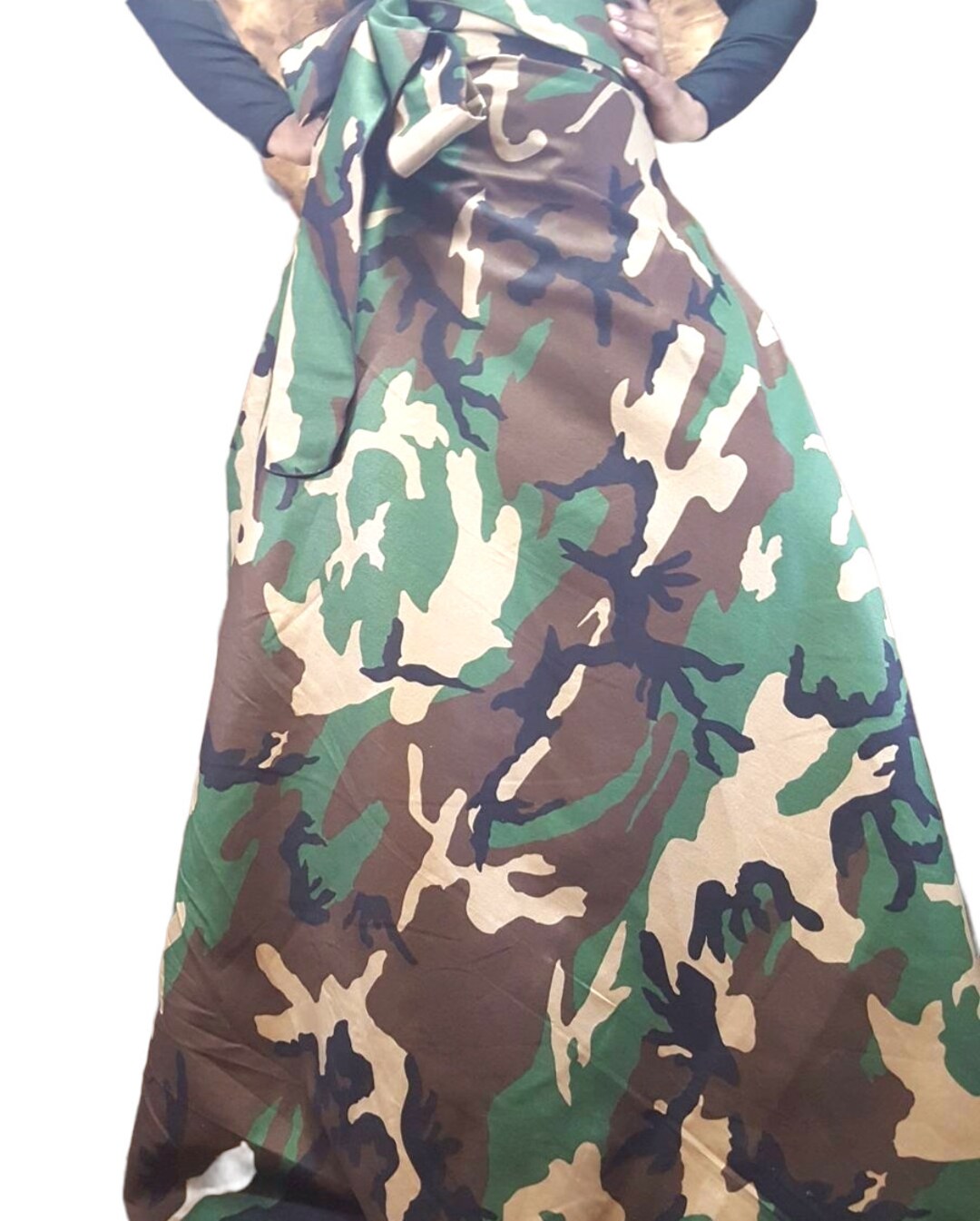 Urban Army Fatigue Maxi Wrap Skirt Etsy