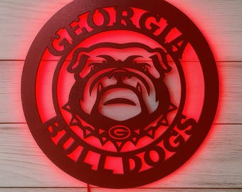 Georgia Bulldogs Wall Tribute - Etsy