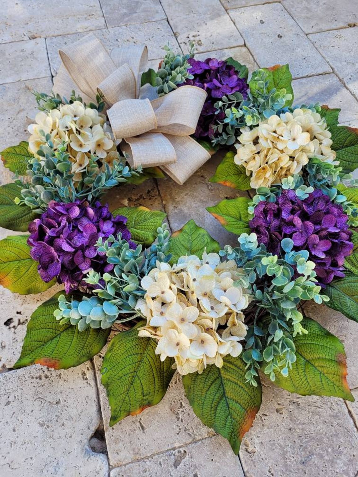 Spring hydrangea front door wreath Spring Front Door Wreaths Etsy
