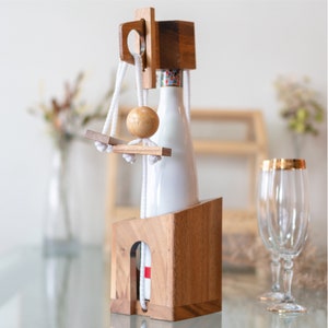 Gift Wine Puzzles to Be Funny Unique Game Puzzle Cadeaus voor wijnliefhebbers en volwassenen op feest om brain teaser met slot combinatie uit te dagen