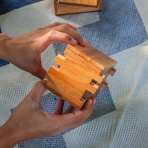 Jigsaw Safe Box Holder Puzzle Gift Case Boxes Unique Wooden Box to Challenge Mind Puzzles and Use as Intelligence Gift Box for Secret