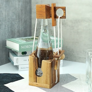 Gift Wine Puzzles to Be Funny Unique Game Puzzle Cadeaus voor wijnliefhebbers en volwassenen op feest om brain teaser met slot combinatie uit te dagen