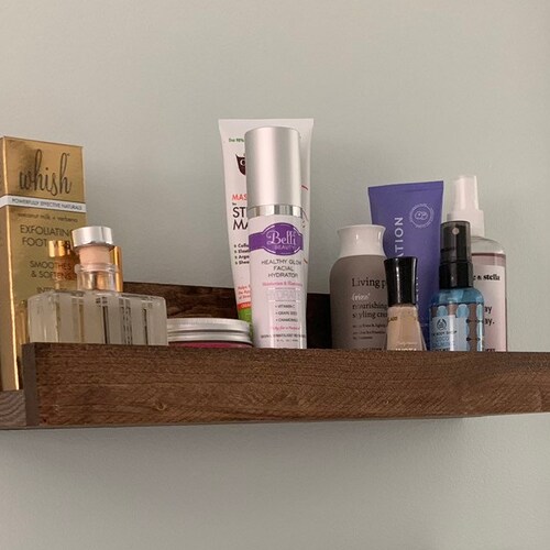 Bathroom Product Shelf Picture Ledge Book Shelf Narrow Shelves Etsy