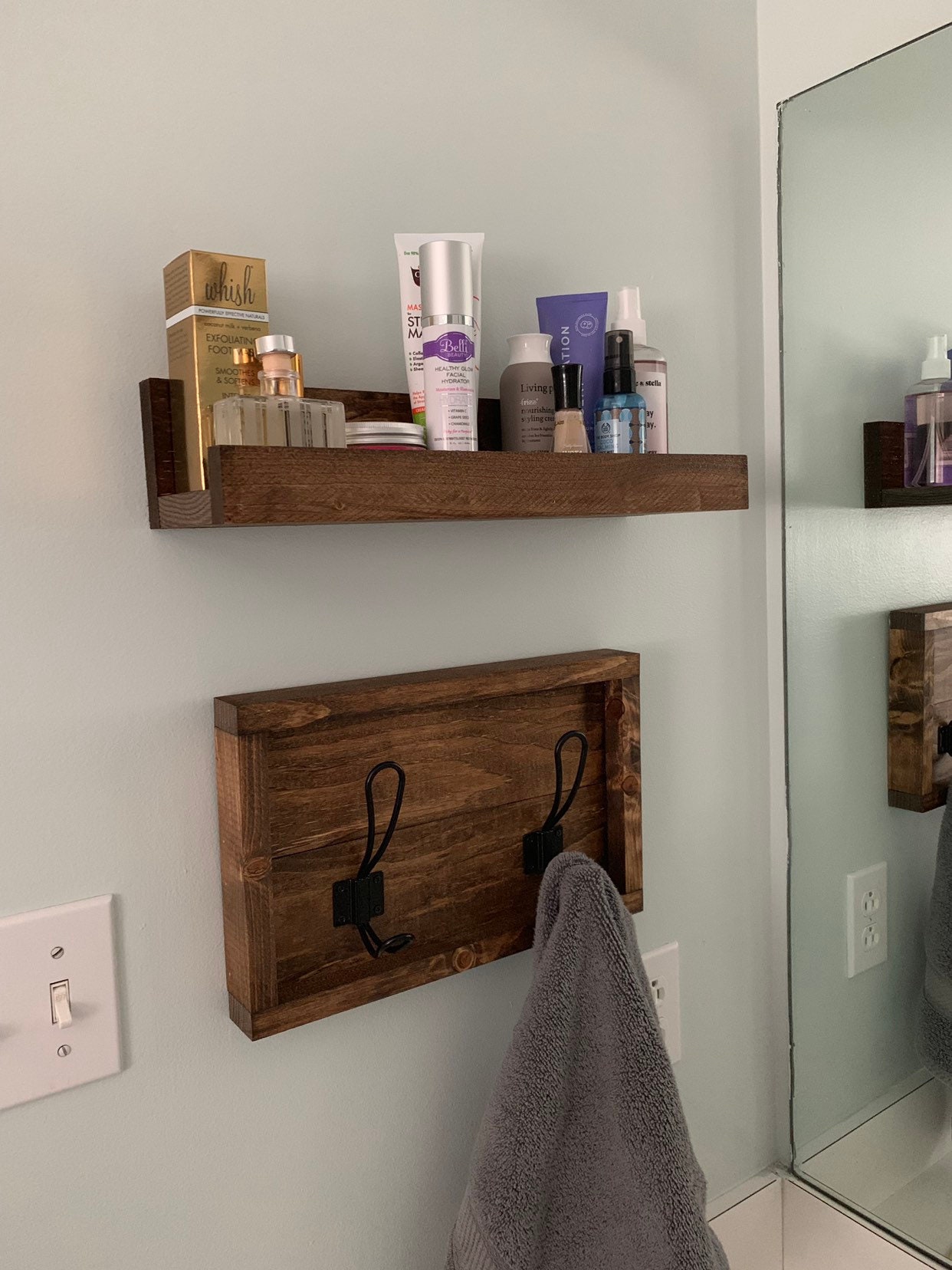 Bathroom Product Shelf Picture Ledge Book Shelf Narrow Shelves - Etsy