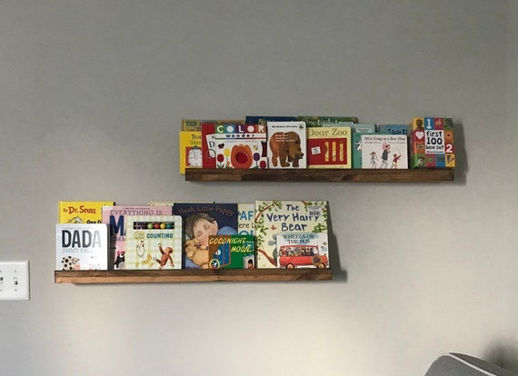 Narrow 2024 wall bookshelf
