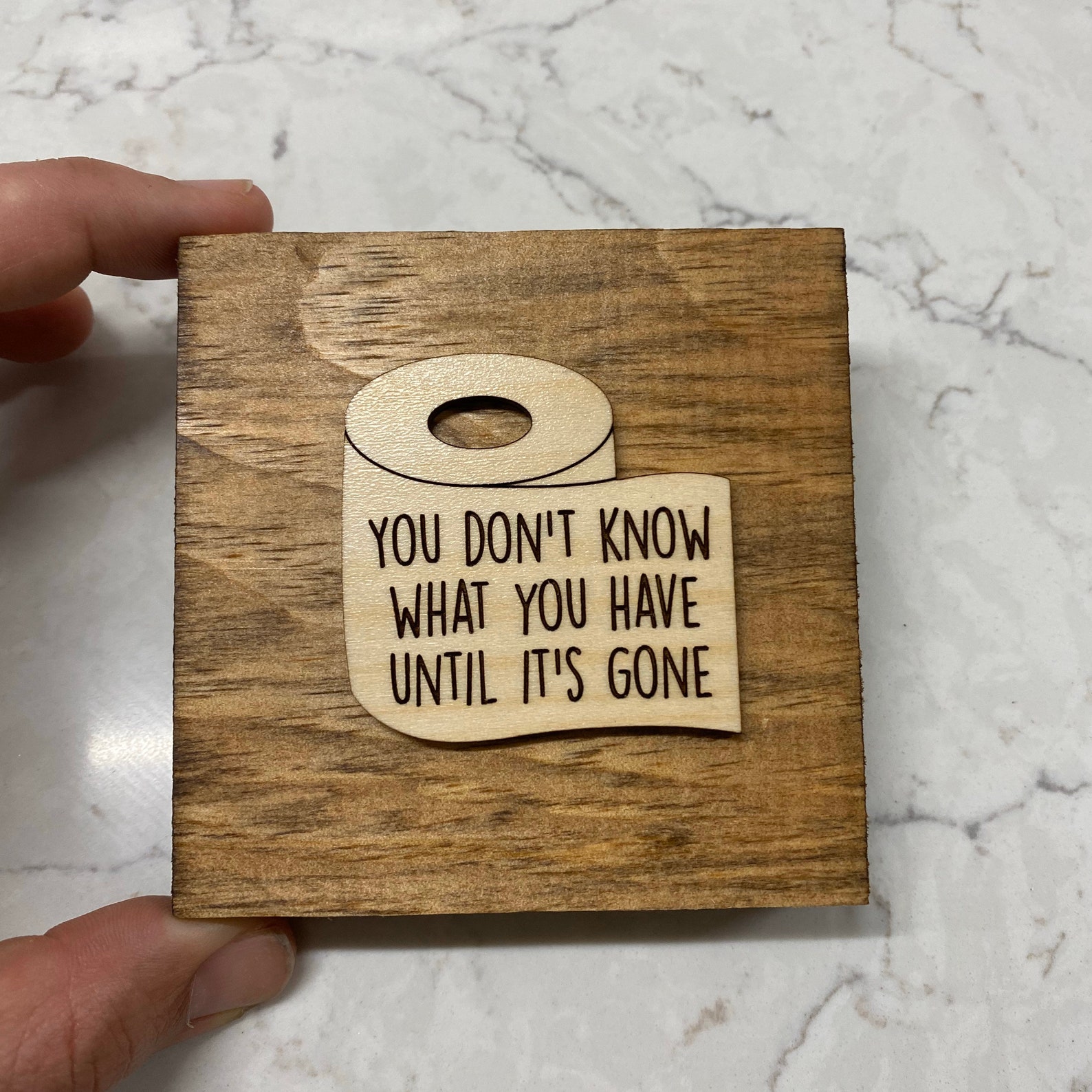 Toilettenpapier Rolle Ornament Bad Schild Laser Cut Schild | Etsy