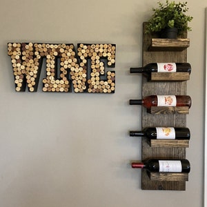wine bottle shelf