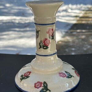 Vintage Brixton Scattered Rose Candlestick