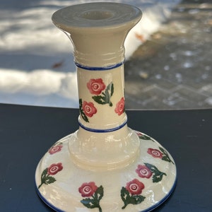 Vintage Brixton Scattered Rose Candlestick