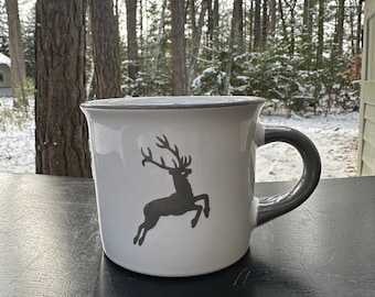 Gmundner Keramik Grey Deer Mug 8.1 oz **