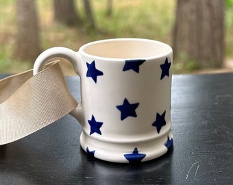 Emma Bridgewater Blue Stars 2oz Mini Mug