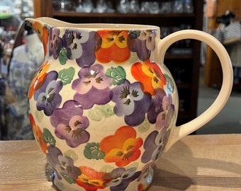 Emma Bridgewater Purple Pansy 6 Pint Jug