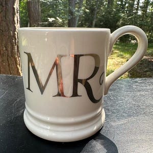 Emma Bridgewater Silver Toast &quot;Mr&quot; Half Pint Becher - im Ruhestand