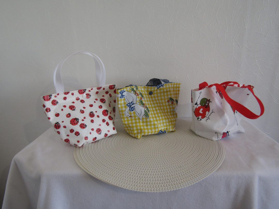 Pochette Ceinture Chasse Vintage - Toile Cirée Beige - Pour Oiseaux, Canards - Occasion