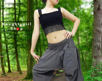 Calf Adjustable Sarouel Pants,cotton 100%, Unisex - Etsy Canada