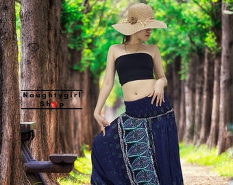 Pantaloni Harem Donna Larghi - In Poliestere, Comodi Per Yoga, Pilates E Casual - Foto 13