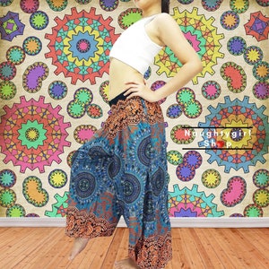 Chakra Petrol Harem Pants,Women,Clothing Yoga Pants,Aladdin Pants,Maxi Pants,Boho Pants,Gypsy Pants,Rayon Pants,Viscose Pants,Trouser SRT@55