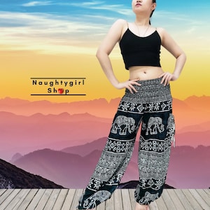 Dark Gray Harem Pants,Women,Hippie Pants,Yoga Pants,Aladdin Pants,Long Pants,Baggy Pants,Boho Pants,Rayon Pants,Elephant Trousers (TS314)