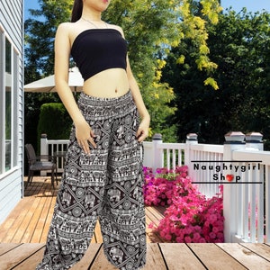 Brown Trousers Boho Pants,Women Clothing,Long Pants,Yoga Pants,Aladdin Pants,Maxi Pants,Harem Pants,Gypsy Pants,Elephant Trousers (TS169)