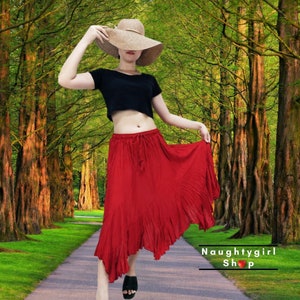 Mid length hippie skirts outlet